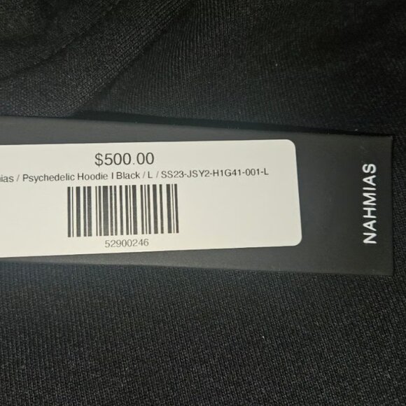 Nahmias Psychedelic Hoodie 'Black' - Picture 5 of 5